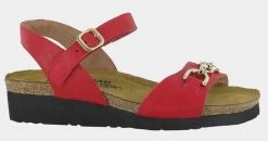 Naot Kiss Red Leather Elegant Aubrey Womens Sandals 4472-C60