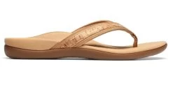 Vionic Gold Cork Tide II Toe Post Womens Comfort Sandals -Vogue Shoes 44tideii gold cork 2