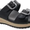 Dansko Black Kandi Molded Womens Sandals 4520-180200 -Vogue Shoes 4520180200 resized