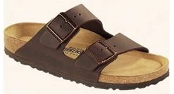 Birkenstock Arizona Habana Dark Brown Leather Mens Casual 452761-R