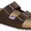 Birkenstock Arizona Habana Dark Brown Leather Womens Sandals 452763 -Vogue Shoes 452763690xlarge
