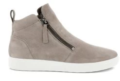 Ecco Warm Grey Soft 7 Womens Zip Bootie 470313-02375 -Vogue Shoes 470313 02375 1 resized