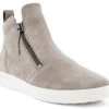 Ecco Warm Grey Soft 7 Womens Zip Bootie 470313-02375 -Vogue Shoes 470313 02375 2 resized
