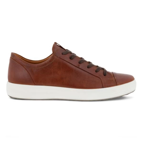 Ecco Cognac Soft 7 Mens City Sneakers 470364-02053 4 Ecco Cognac Soft 7 Mens City Sneakers 470364-02053 - Image 2