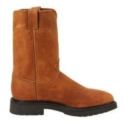 Justin Boots 4760 Aged Bark Pull-On 10in Classic Justin Mens Western Boots -Vogue Shoes 4760 1