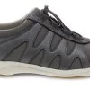 Dansko Charcoal Metallic Suede Harlie Womens Comfort Shoes 4851-970397 -Vogue Shoes 4851 970397
