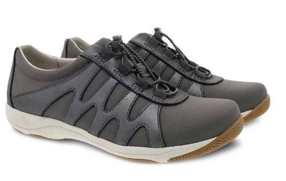 Dansko Charcoal Metallic Suede Harlie Womens Comfort Shoes 4851-970397 3 Dansko Charcoal Metallic Suede Harlie Womens Comfort Shoes 4851-970397 - Image 2