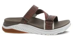 Dansko Brown Multi Webbing Rosette Womens Comfort Sandals 4916-530300 -Vogue Shoes 4916 530300 1