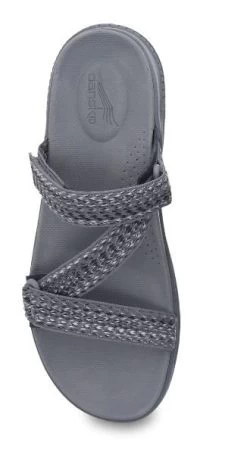 Dansko Grey Multi Webbing Rosette Womens Comfort Sandals 4916-941000 -Vogue Shoes 4916 941000 3