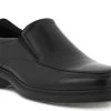 Ecco Black Helsinki 2.0 Mens Apron Toe Slip-On Shoes 500154-01001
