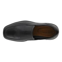 Ecco Black Helsinki 2.0 Mens Apron Toe Slip-On Shoes 500154-01001 -Vogue Shoes 500154 01001 5 resized