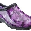 Sloggers Paw Print Purple Waterproof Rain Slip-On Comfort Womens Shoes 5114QP -Vogue Shoes 5114qb