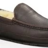 UGG Ascot Brown Leather Mens Indoor/Outdoor Slipper 1 UGG Ascot Brown Leather Mens Indoor/Outdoor Slipper -Vogue Shoes 5379690xl