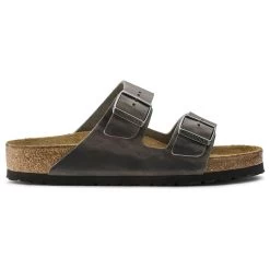 Birkenstock Iron Arizona Soft Footbed Oiled Leather Mens Comfort Shoes 0552801 13 Birkenstock Iron Arizona Soft Footbed Oiled Leather Mens Comfort Shoes 0552801 -Vogue Shoes 552801 side