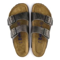 Birkenstock Iron Arizona Soft Footbed Oiled Leather Mens Comfort Shoes 0552801 11 Birkenstock Iron Arizona Soft Footbed Oiled Leather Mens Comfort Shoes 0552801 -Vogue Shoes 552801 top 1