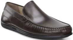 Ecco Classic Brown Leather Mens Driving Moc 570904-01072