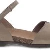 Dansko Taupe Rowan Milled Nubuck Womens Sandals 6025-165300 -Vogue Shoes 6025 165300 4 resized 2