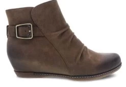 Dansko Mushroom Burnished Nubuck Lia Womens Short Boots 6908-871200