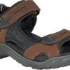 Ecco Yucatan Brown Leather Mens Comfort Sandal 69564-52340