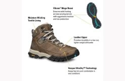 Vasque Brindle/Baltic Talus AT Ultradry Womens Waterproof Hiking Boots 7387 -Vogue Shoes 7387 7 resized