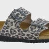 Naot Cheetah Suede Santa Barbara Womens Slide On Sandals -Vogue Shoes 7500 eb6