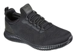 Skechers Black Work Relaxed Fit Cessnock Mens Work Sneakers 77188