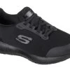 Skechers Black Squad SR Womens Work Sneakers 77222 -Vogue Shoes 77222 blk