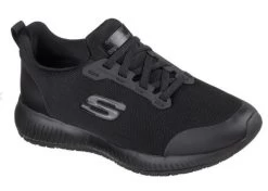 Skechers Black Squad SR Womens Work Sneakers 77222