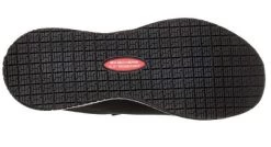 Skechers Black Squad SR Womens Work Sneakers 77222 -Vogue Shoes 77222 blk 3