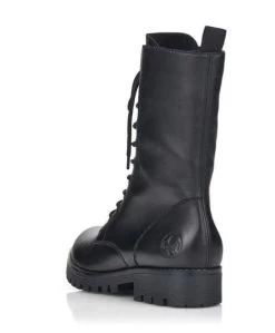 Remonte Rieker Black Women's Combat Boots 78544-00 -Vogue Shoes 78544 00 3 resized