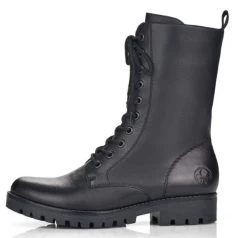 Remonte Rieker Black Women's Combat Boots 78544-00 -Vogue Shoes 78544 00 4 resized