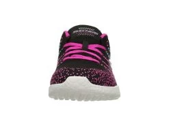 Skechers Burst Run Lace Black Multi Fabric Kids Running 81908L-BBLP -Vogue Shoes 81908l bblp 5