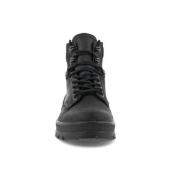 Ecco Black Ecco Track 25 Mens Waterproof Leather Boots 831854-02001 -Vogue Shoes 831854 02001 front 3 resized