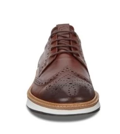 Ecco Cognac St.1 Hybrid Men's Brogue Shoes 836424-01053 -Vogue Shoes 836424 01053 3 resized