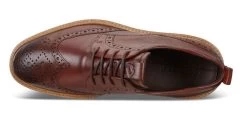 Ecco Cognac St.1 Hybrid Men's Brogue Shoes 836424-01053 -Vogue Shoes 836424 01053 5 resized