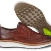 Ecco Cognac St.1 Hybrid Men's Brogue Shoes 836424-01053 -Vogue Shoes 836424 01053 6 resized