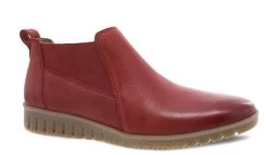 Dansko Red Burnished Louisa Women's Calf Booties 9143-220300