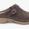 Dansko Berry Mushroom Burnished Nubuck Womens Comfort Clogs 9421-871600 -Vogue Shoes 9421 871600 1