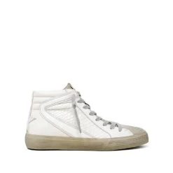 ShuShop Off White Snake Rooney Women's Hi Top Sneakers 00943-123