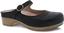 Dansko Black Burnished Nubuck Bria Women's Mary Jane Shoes 9435-101600