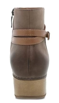Dansko Brook Taupe Burnished Nubuck Women's Booties 9437-161600 11 Dansko Brook Taupe Burnished Nubuck Women's Booties 9437-161600 -Vogue Shoes 9437 161600 4 resized