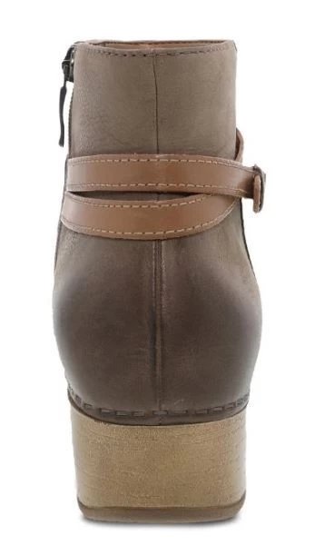 Dansko Brook Taupe Burnished Nubuck Women's Booties 9437-161600 6 Dansko Brook Taupe Burnished Nubuck Women's Booties 9437-161600 - Image 4