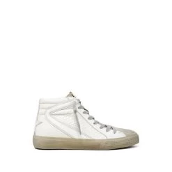 Shushop Off White Snake Youth Sneakers 957-123