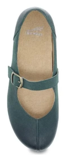 Dansko Pine Burnished Suede Mika Women's Mary Jane Shoes 9606-275300 -Vogue Shoes 9606 275300 5 resized
