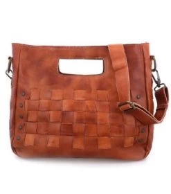 BedStu Cognac Dip Dye Orchid Bag A694412-COGNAC