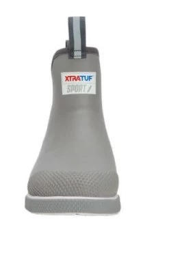 Xtratuf Grey Ankle Deck Sport Mens Boots ADSM-100 -Vogue Shoes adsm 100 4 resized