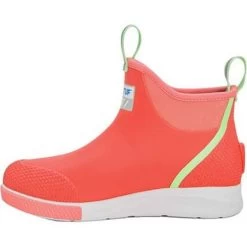 Xtratuf Coral Pink Womens Ankle Deck Sport Boots ADSW-400 -Vogue Shoes adsw 400 6 resized