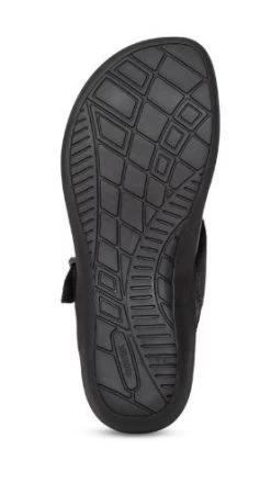 Aetrex Black Rita Adjustable Thong Womens Sandals AE800 13 Aetrex Black Rita Adjustable Thong Womens Sandals AE800 -Vogue Shoes ae800 5