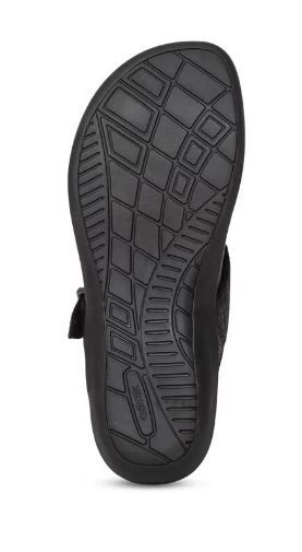 Aetrex Black Rita Adjustable Thong Womens Sandals AE800 7 Aetrex Black Rita Adjustable Thong Womens Sandals AE800 - Image 5