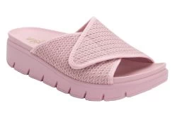 Alegria Blush Airie Braided Adjustable Strap Womens Slide On Sandals AIR-114